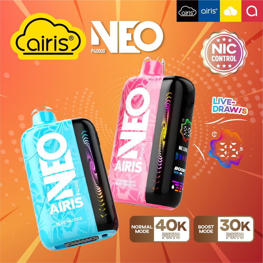 vape battery cells Airis Neo P40000 Disposable Vape