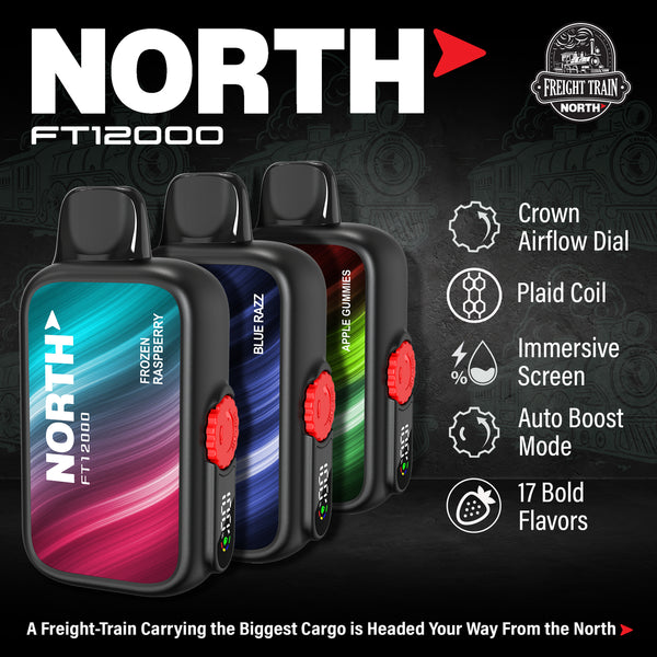 north vape - 12000 puffs price North FT12000 Puffs Vape Device Top Flavors – Apvs