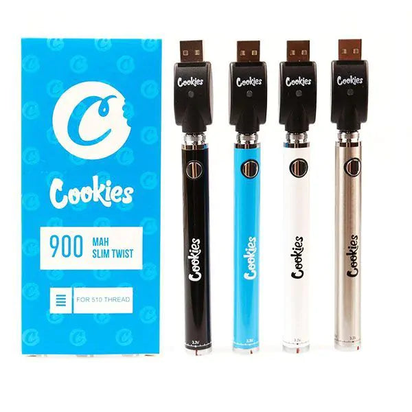 Cookies Slim Twist 900mAh Battery Vaporcafeonline Cookies Slim Twist 900mAh Battery Vaporcafeonline
