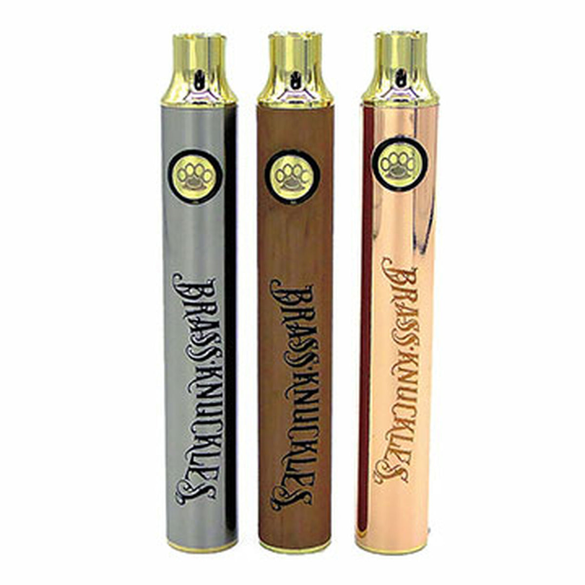 Brass Knuckles 650mah Cart Battery w/ USB charger