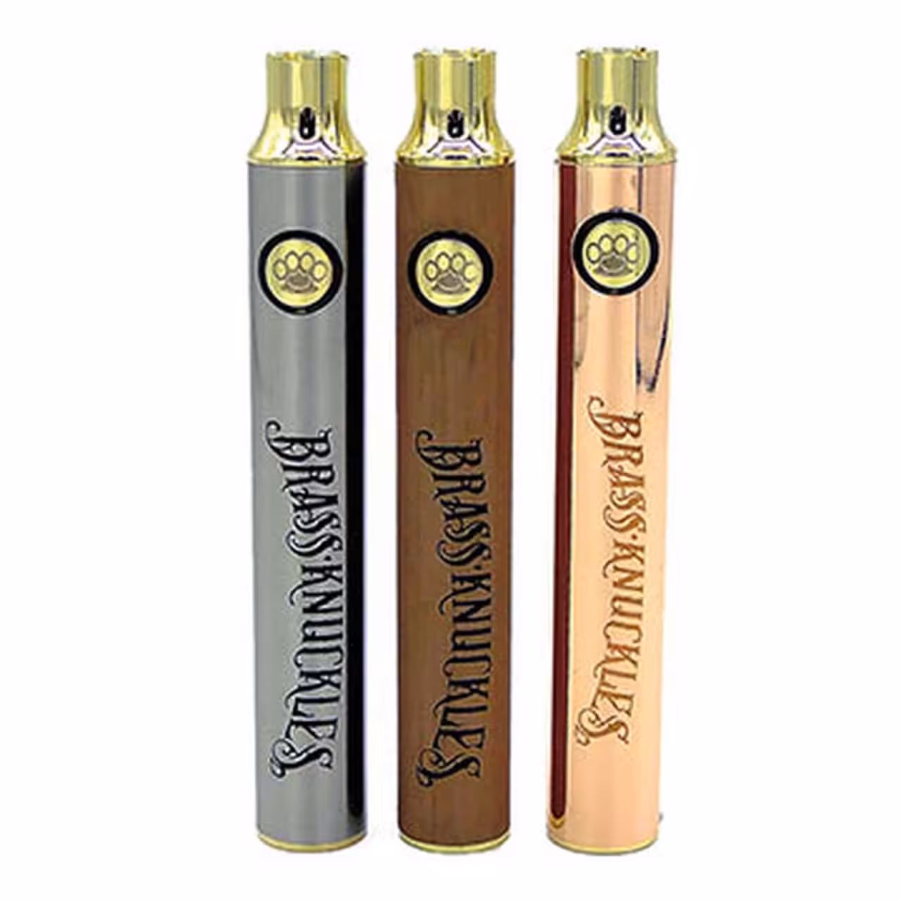 Ego-Designer-Battery-900-mah-_-USB-Charger-Thumb__12336.1581637116 Brass Knuckles 650mah Cart Battery w/ USB charger - Image 1