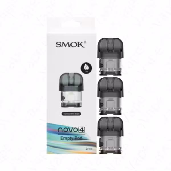 smok-novo4-pod-transparent-black Novo 4 Pod and Coil (1 of each) - Image 1