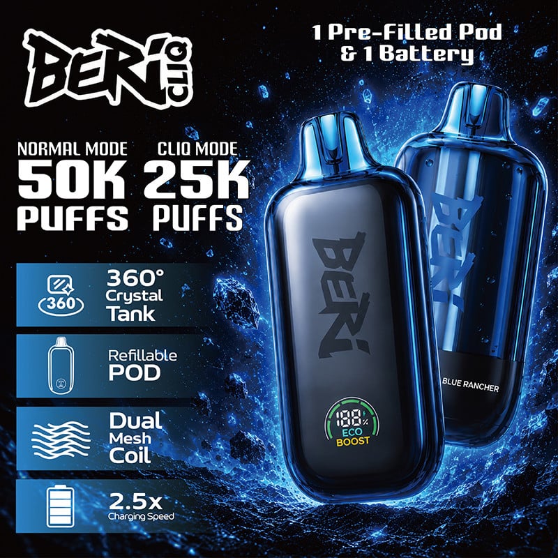 Beri_Cliq_Kits_Web_Square-800x800__73617 BERI CLIQ 50k Disposable Kit - Image 1